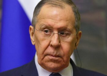 FILE PHOTO: Russian Foreign Minister Sergei Lavrov attends a joint news conference with Qatari Deputy Prime Minister and Minister of Foreign Affairs Sheikh Mohammed bin Abdulrahman Al-Thani in Moscow, Russia March 14, 2022. REUTERS/Evgenia Novozhenina/Pool